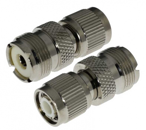 Переходник UHF гнездо - TNC штекер
PL гнездо - TNC штекер Переходник UHF гнездо - TNC штекер (PL)